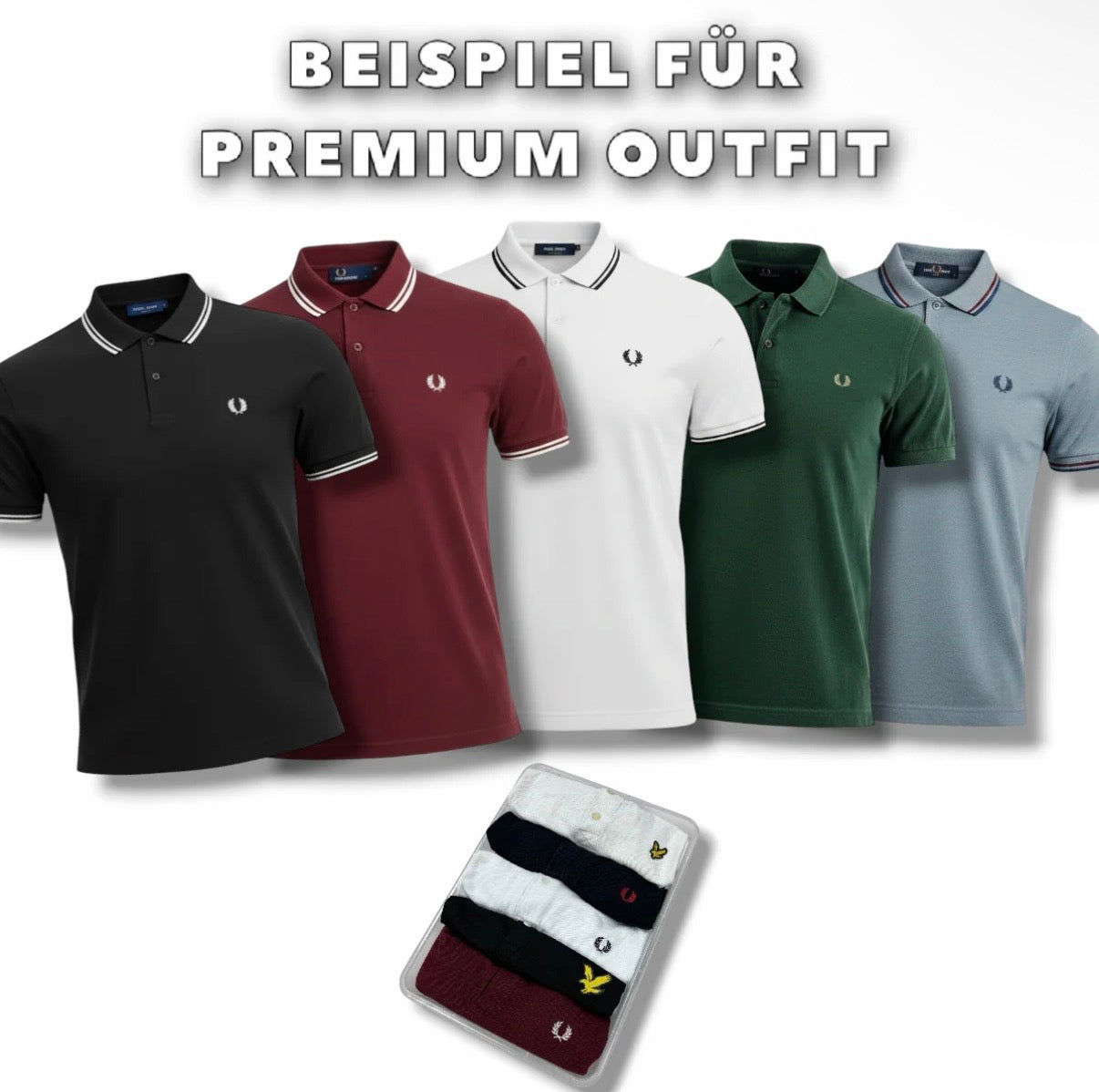 Casual Polo / T-Shirt Mystery Box (2-5 Artikel)