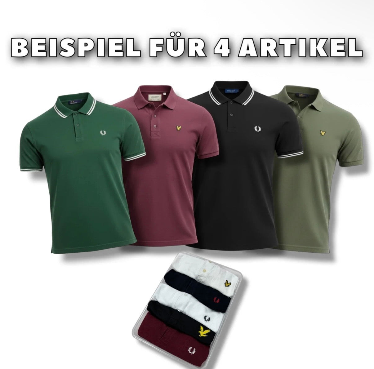 Casual Polo / T-Shirt Mystery Box (2-5 Artikel)