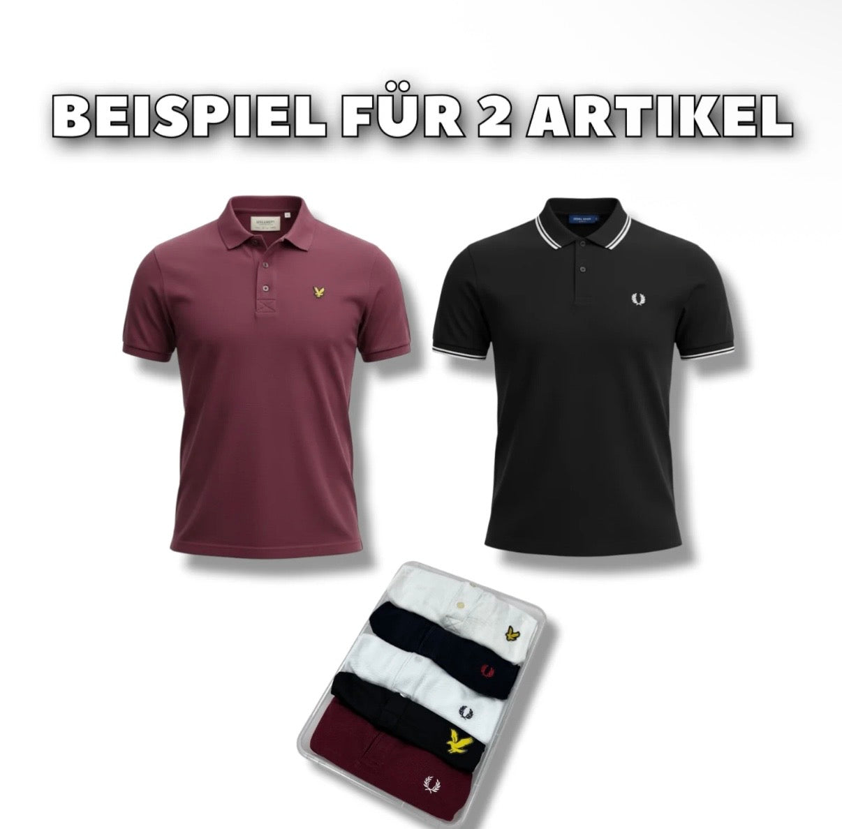 Casual Polo / T-Shirt Mystery Box (2-5 Artikel)